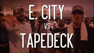 KOTD - Rap Battle - E. City vs Tapedeck | #GZ