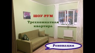 Шоу-рум на ВДНХ. Трехкомнатная квартира. Проект. Реновация. Мосурбанфорум 2017.